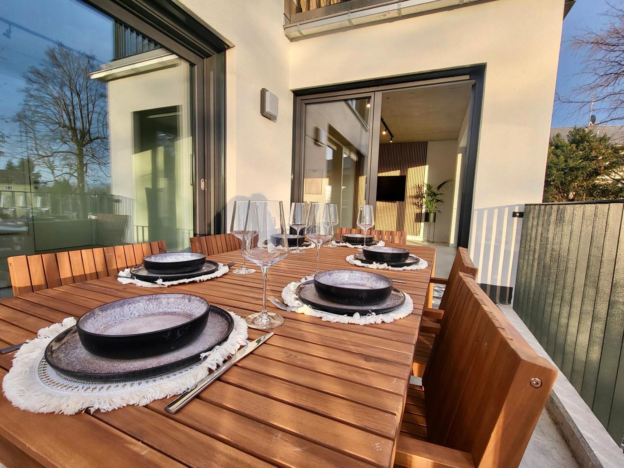 Sioux: Stilvolles Designapartment Am Bodensee Bodolz Ngoại thất bức ảnh